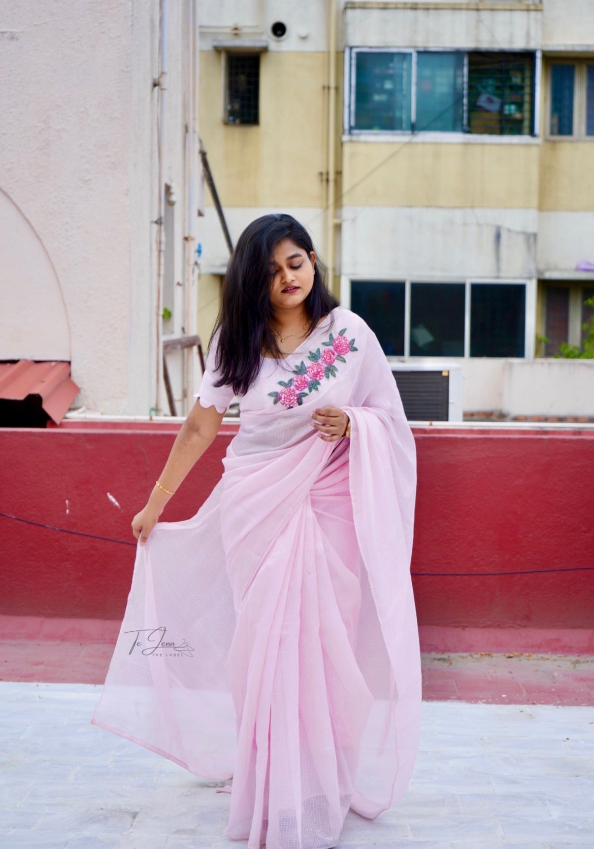 Elora - Pink - Kota silk