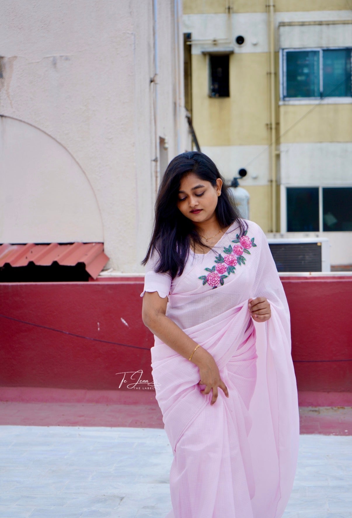 Elora - Pink - Kota silk