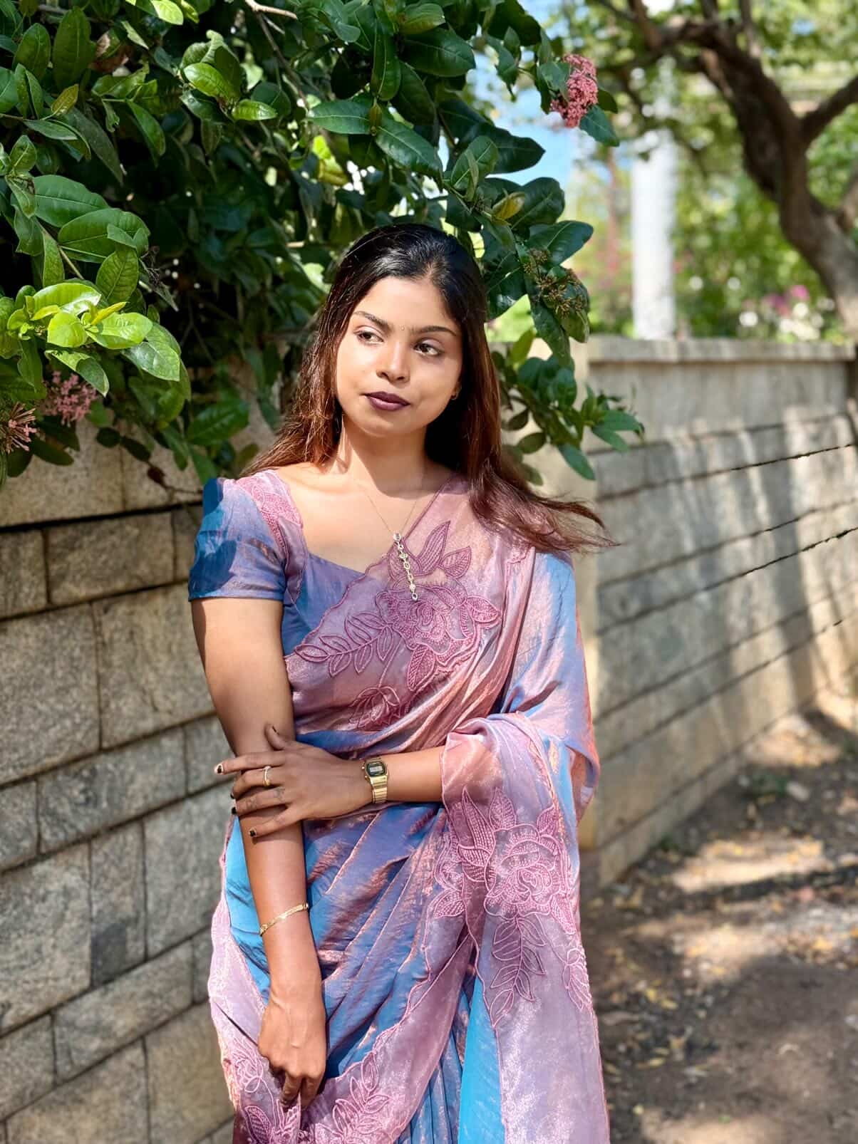 Victoria - Premium Appliqué Space silk