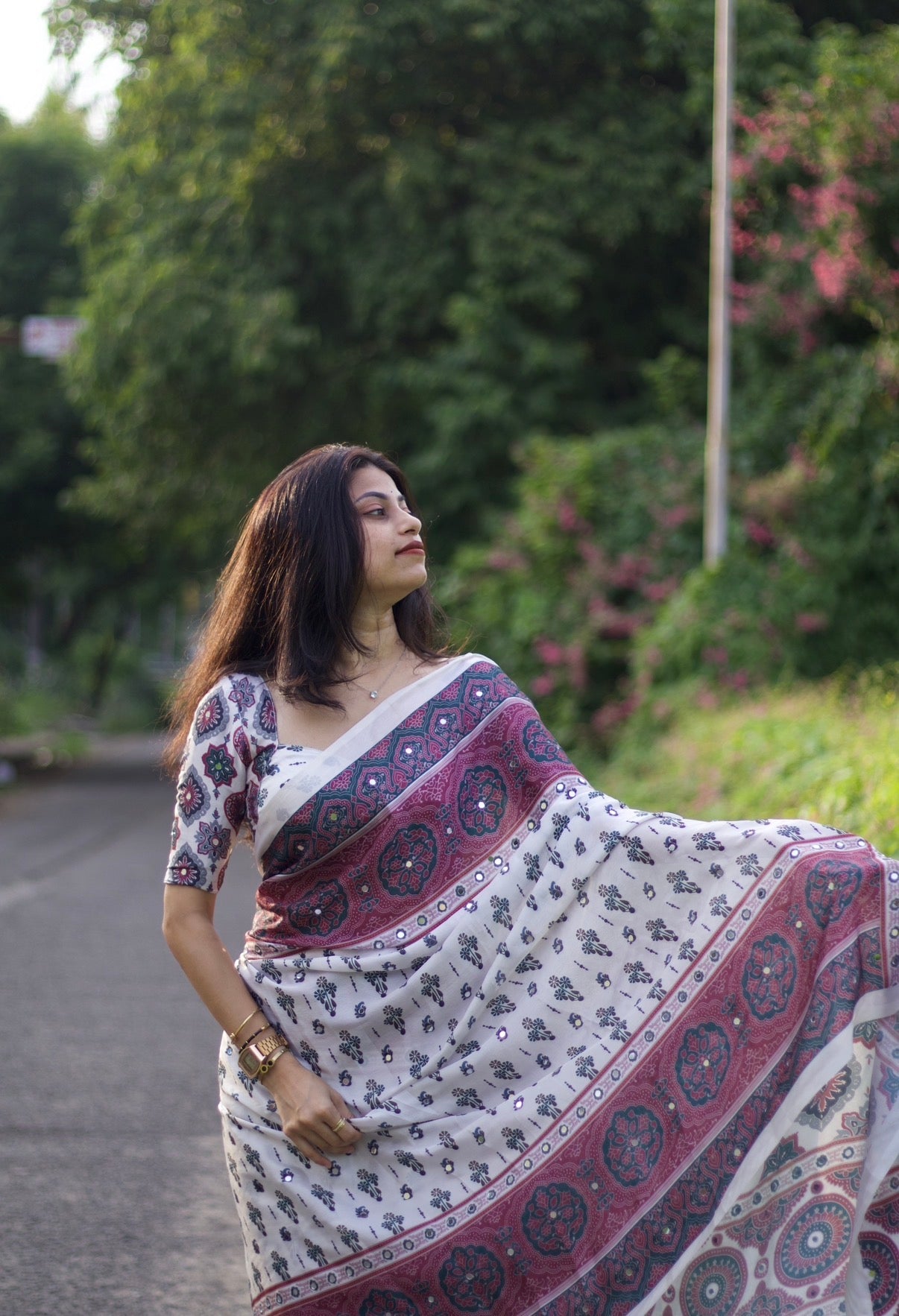 Kiara - Semi Modal silk