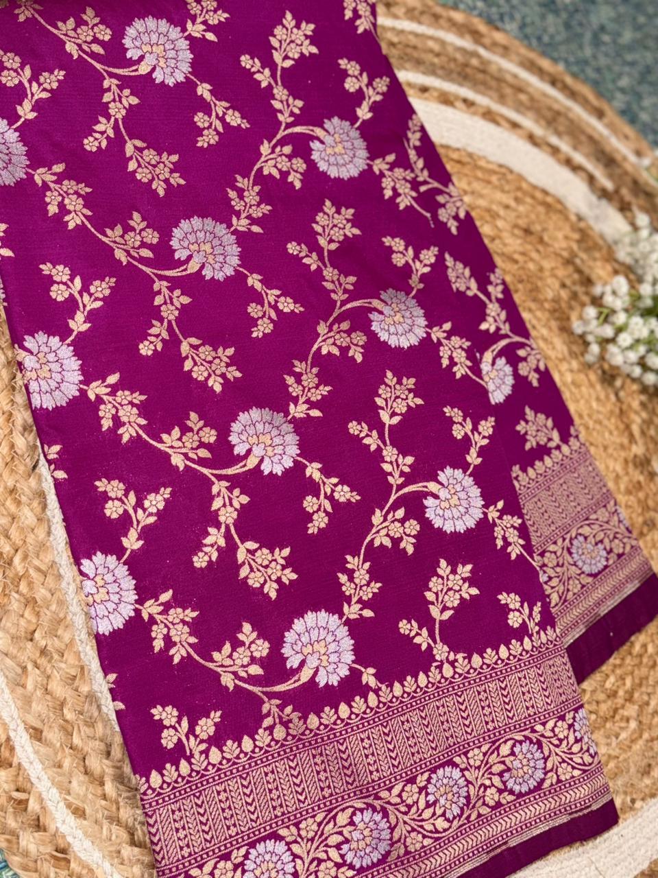 Aaleya - Katan Banarasi Silk