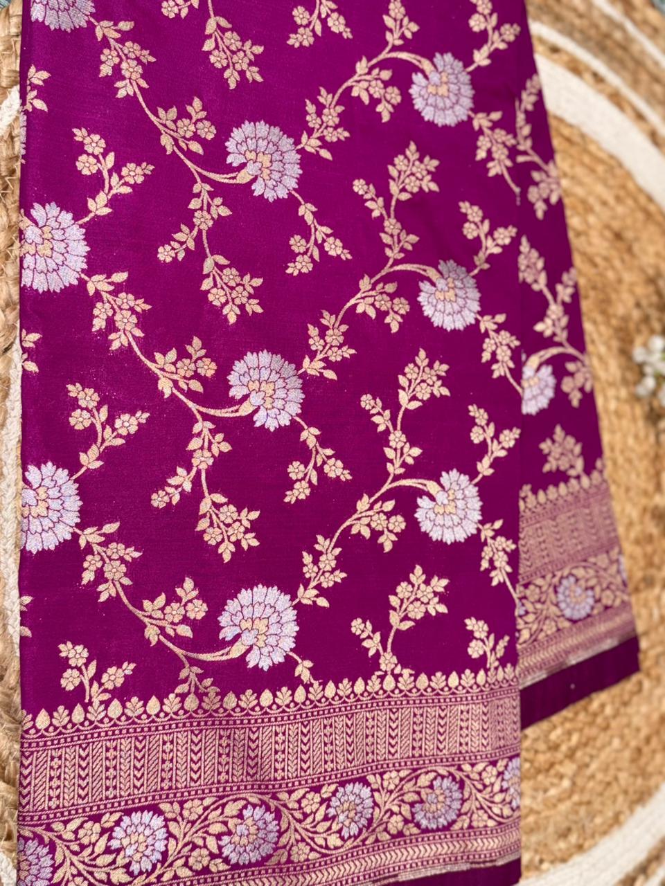 Aaleya - Katan Banarasi Silk