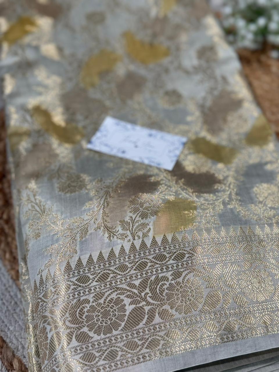 Ira - Pure Chanderi silk saree