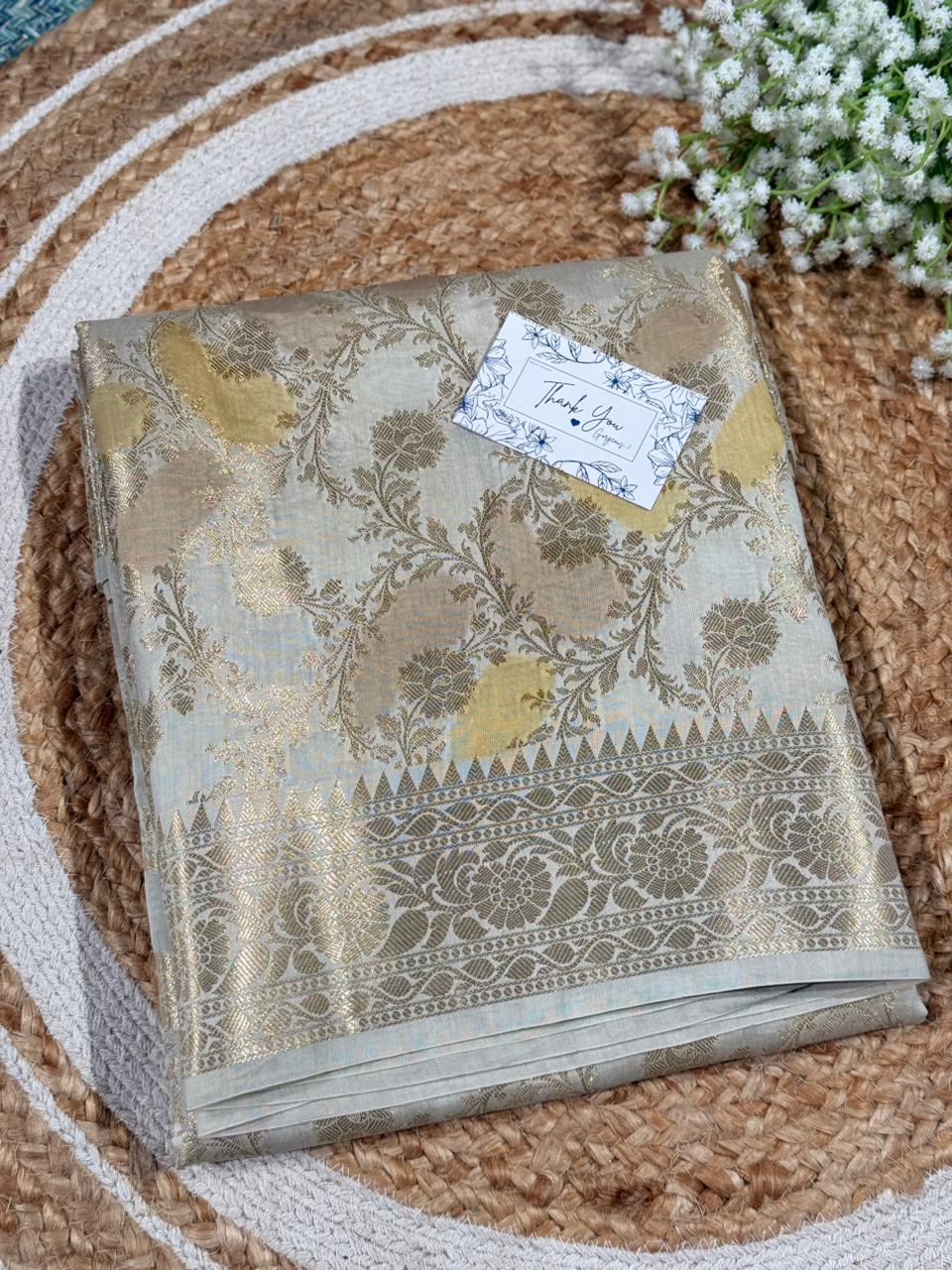 Ira - Pure Chanderi silk saree