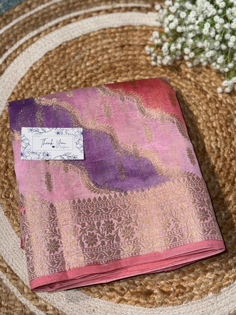 Aarvika - Pure Chanderi silk saree