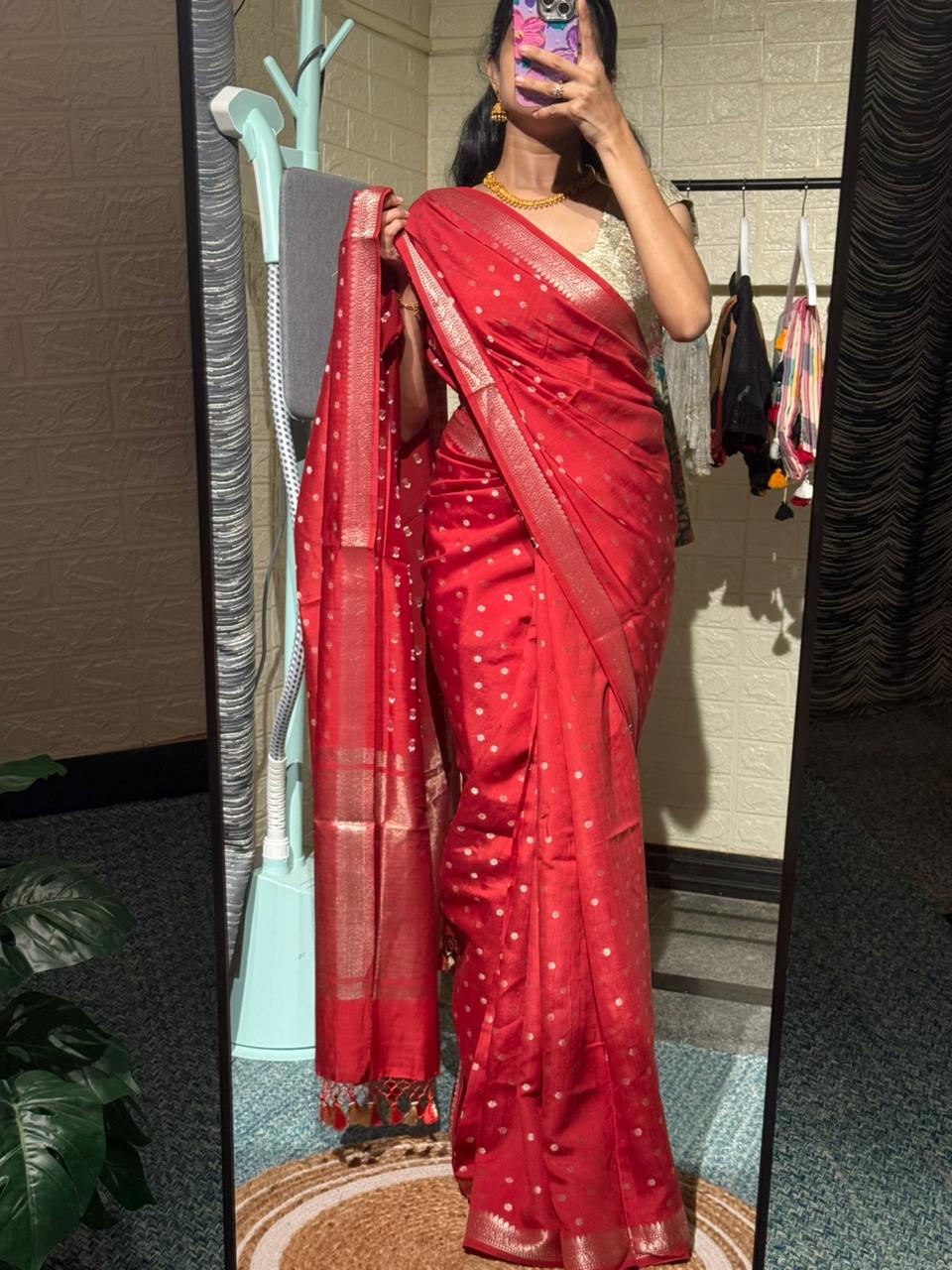 Ruhika - Pure Chiniya silk