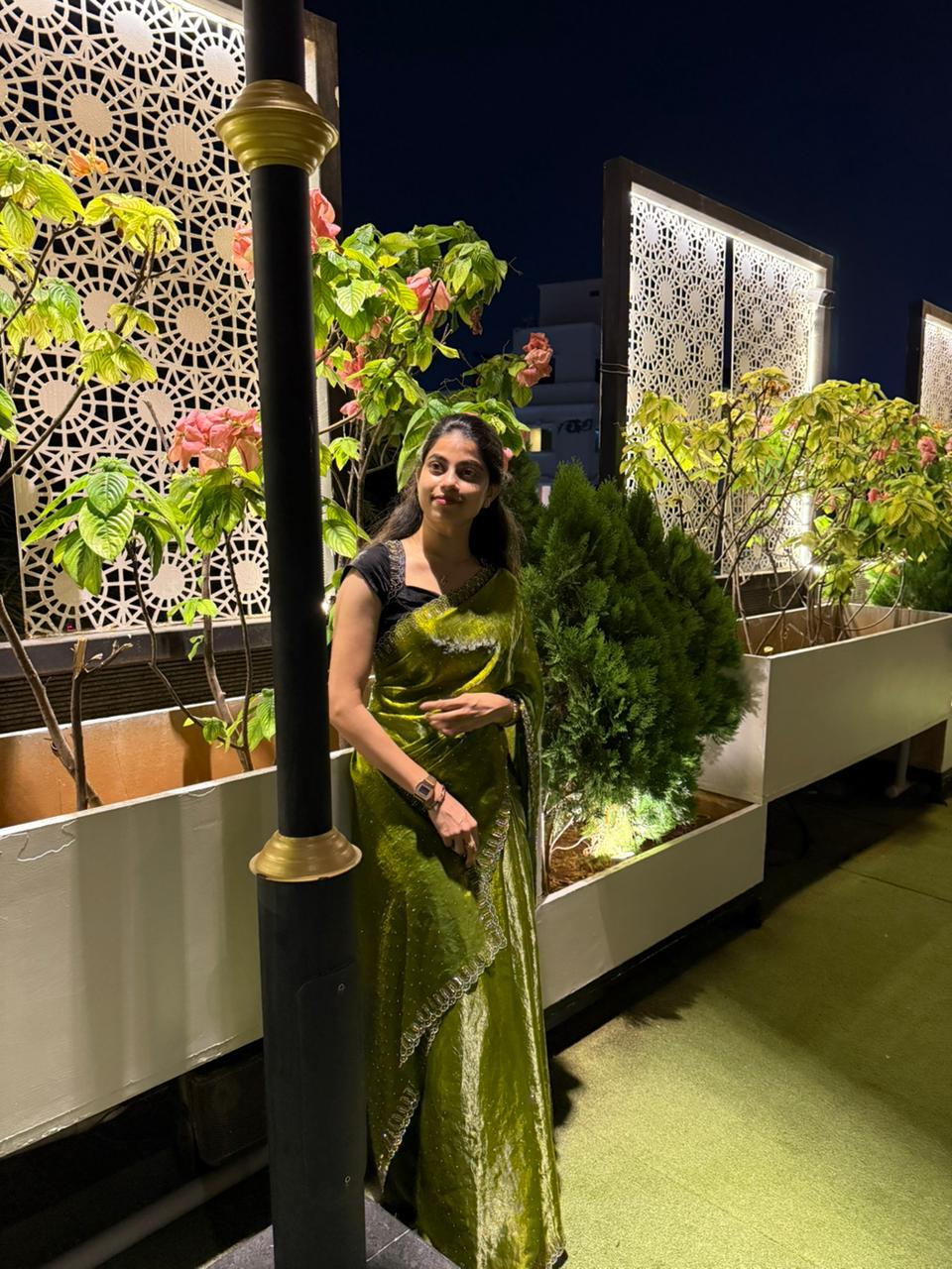 Jaanvi - Premium Space Silk
