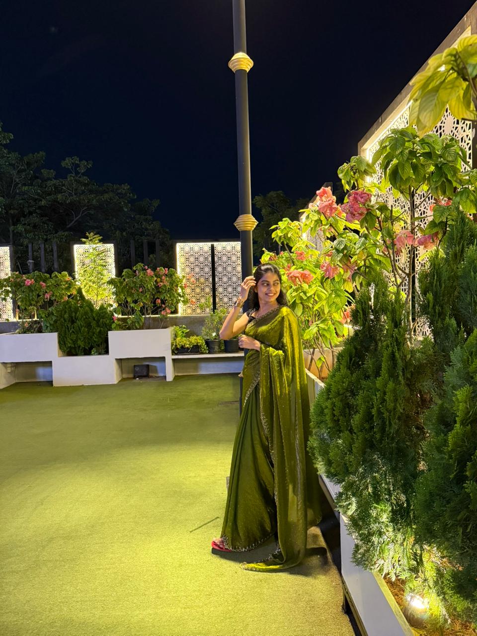 Jaanvi - Premium Space Silk