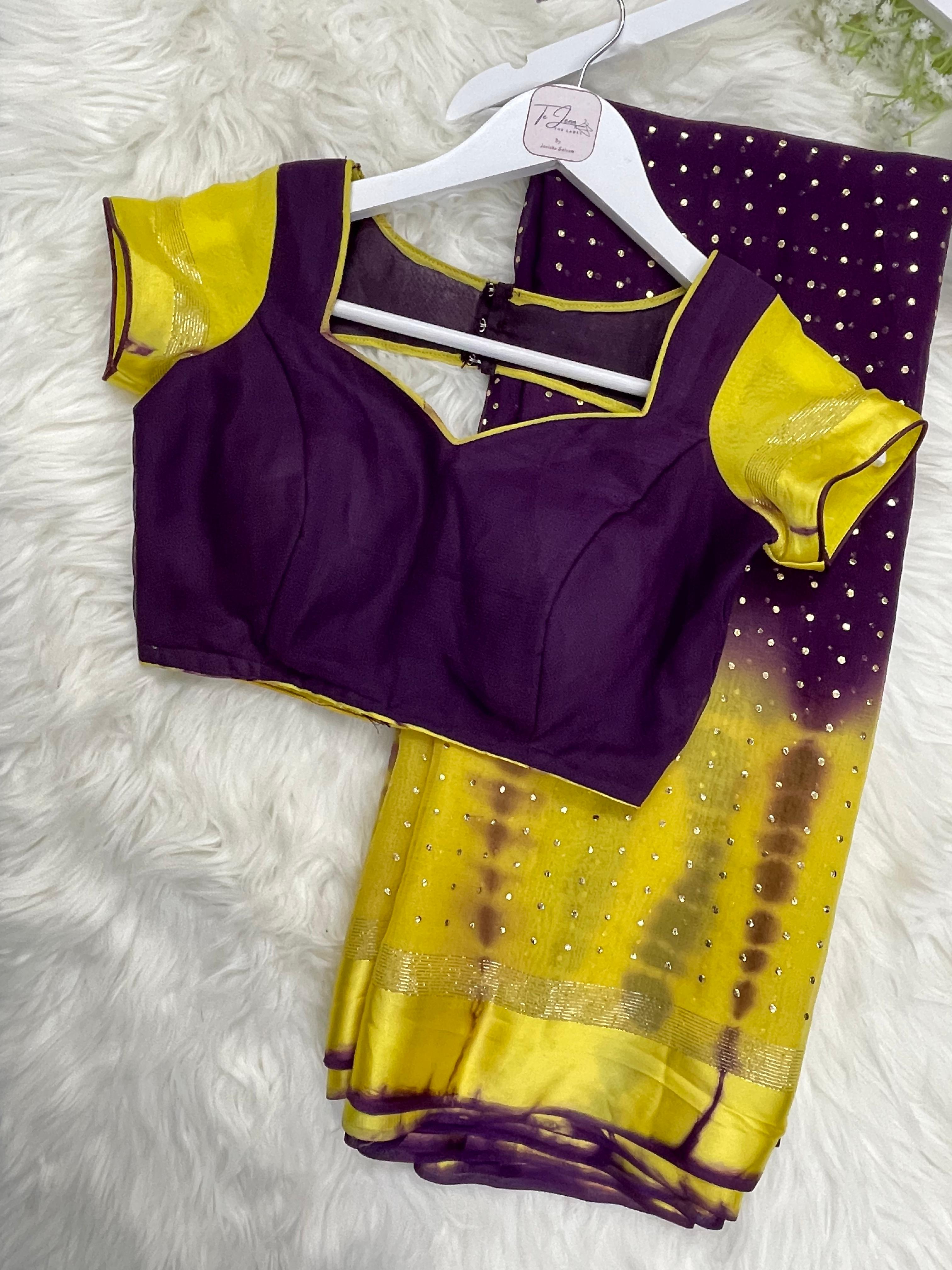 Ziya - Georgette tie-dye