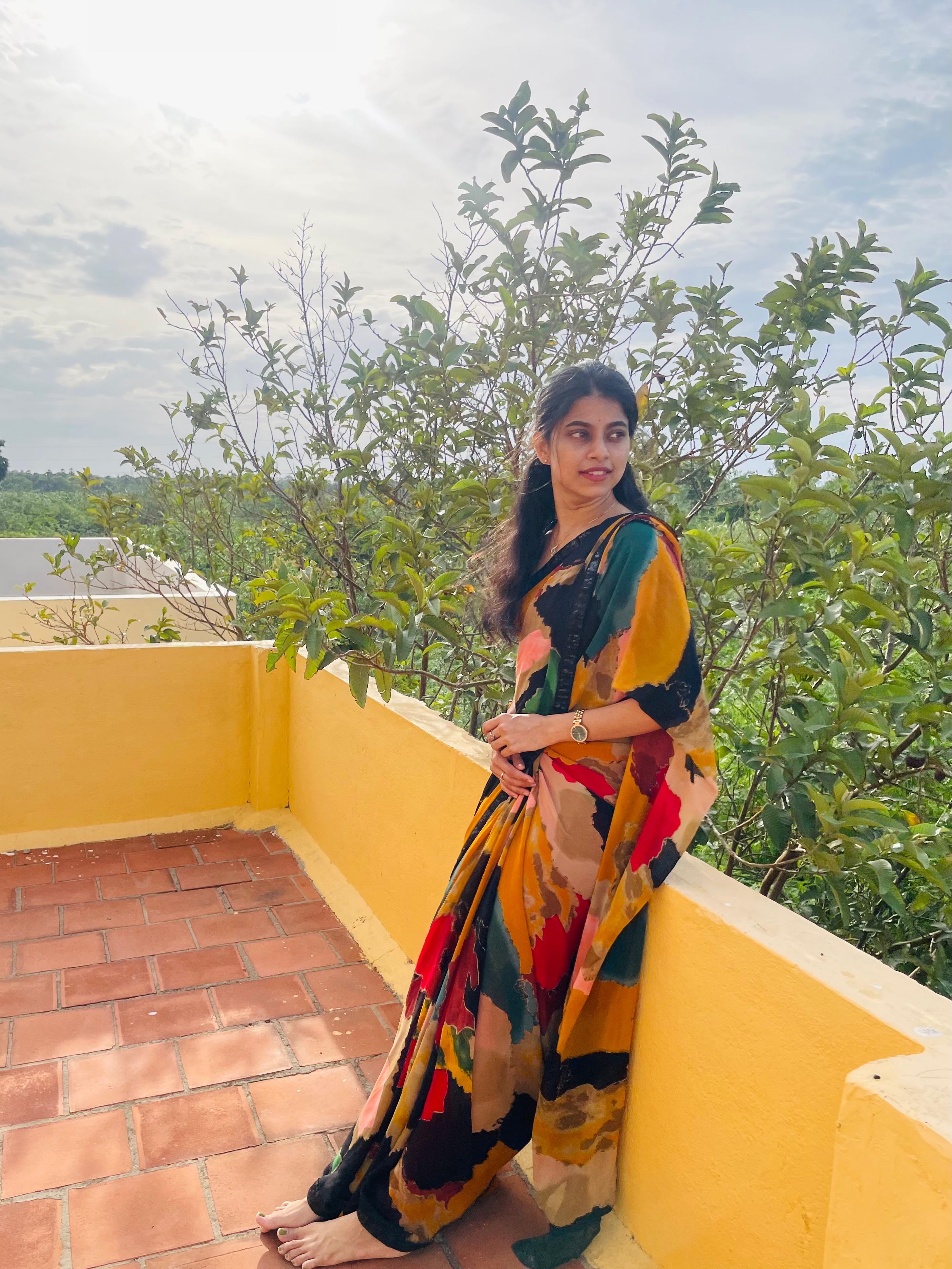 Ravya - Premium Georgette saree