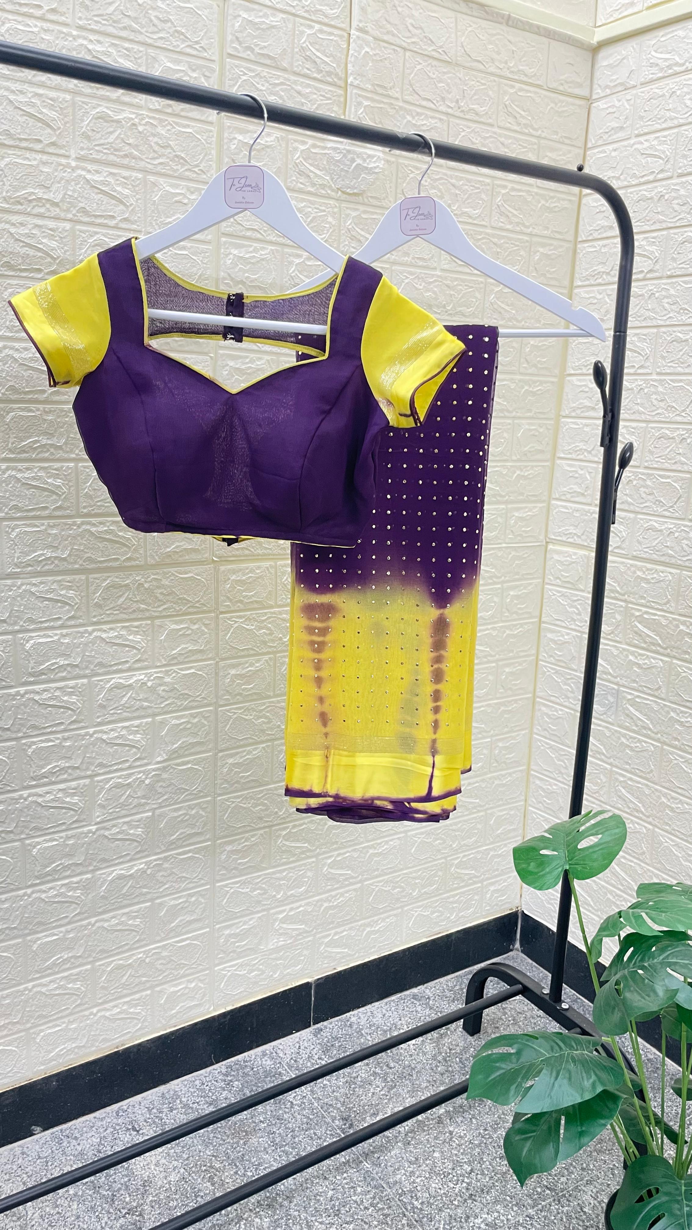 Ziya - Georgette tie-dye