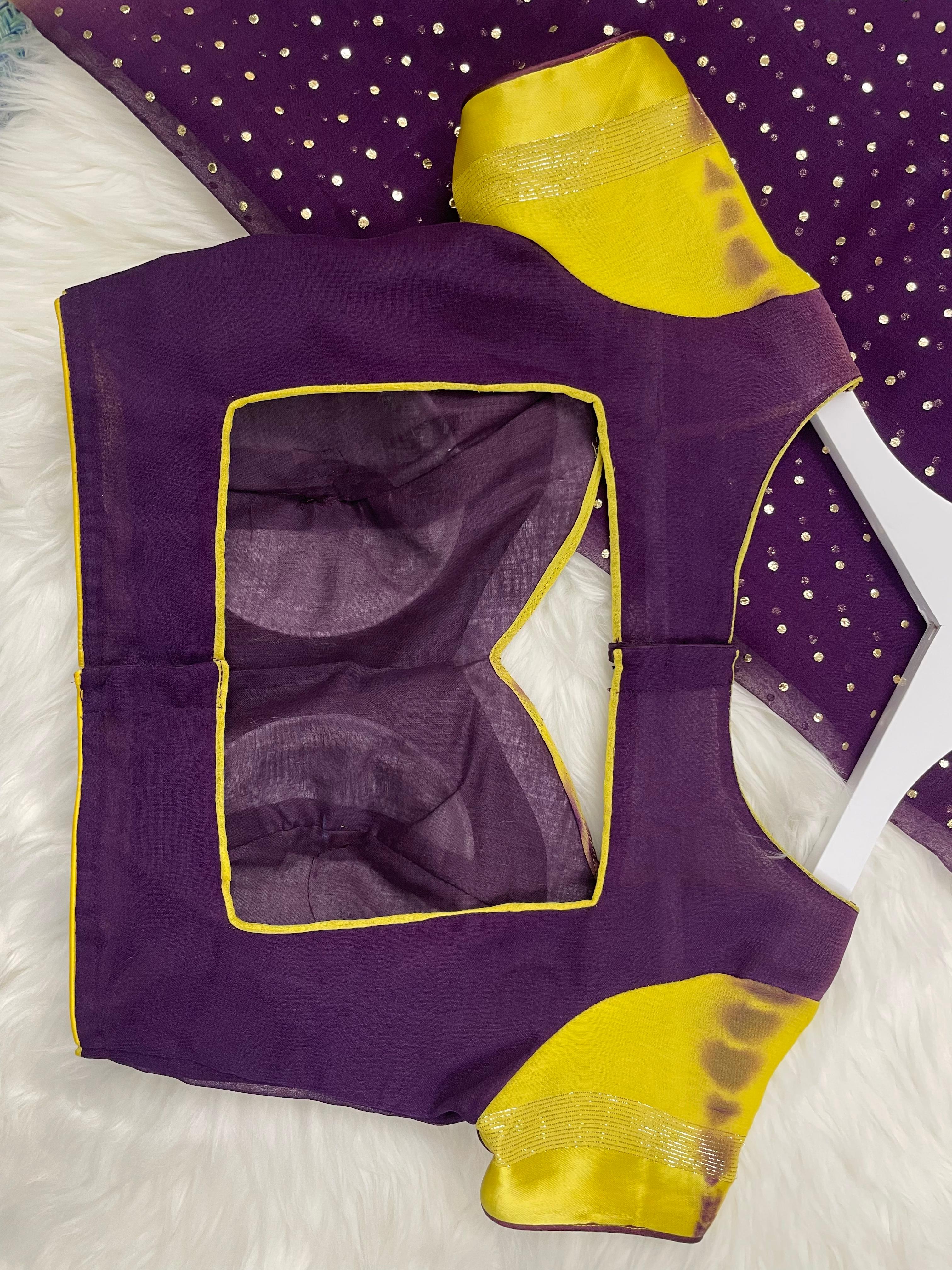 Ziya - Georgette tie-dye