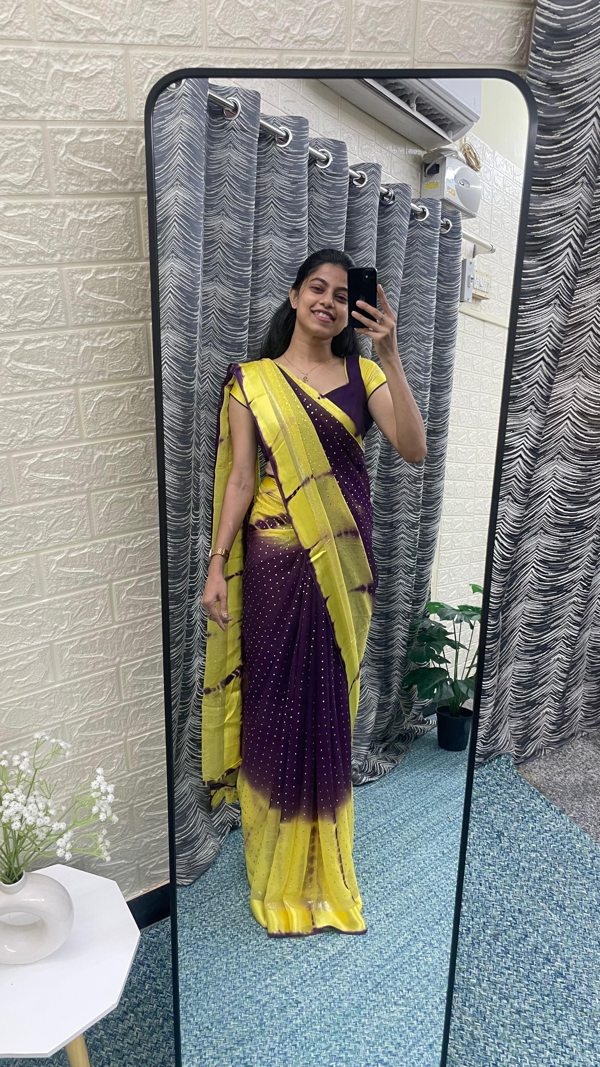 Ziya - Georgette tie-dye